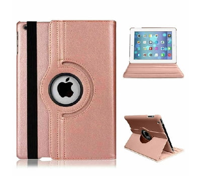 Étui Apple iPad Air 3 10.5 Rose Doré - Couverture intelligente avec socle pivotant à 360 degrés