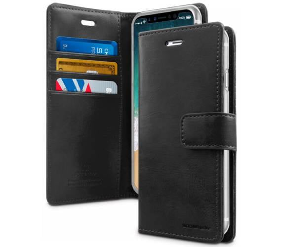 Étui Apple iPhone 11 Pro Max Portefeuille Noir - Goospery Blue Moon Étui Apple iPhone 11 Pro Max Portefeuille Noir - Goospery Blue Moon