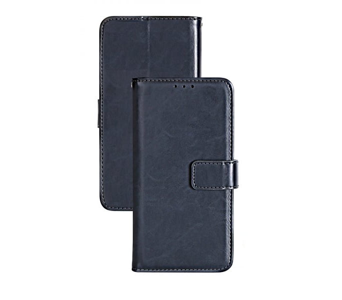 Étui Apple iPhone 12 Pro Max Bleu Marine - Portefeuille Cuir PU Étui Apple iPhone 12 Pro Max Bleu Marine - Portefeuille Cuir PU