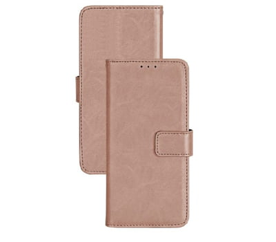 Étui Apple iPhone 13 Rose Doré - Portefeuille Cuir PU Étui Apple iPhone 13 Rose Doré - Portefeuille Cuir PU