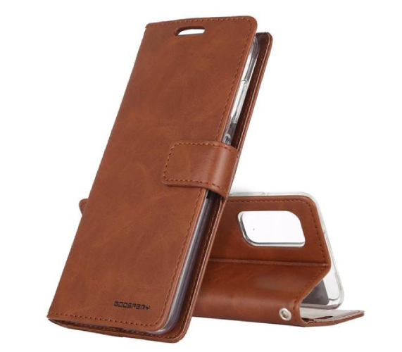 Étui Samsung Galaxy S20 Plus Portefeuille Marron - Goospery Blue Moon