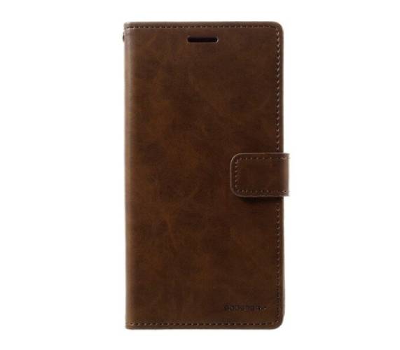 Étui Samsung Galaxy S21 Ultra 5G Portefeuille Marron - Goospery Blue Moon
