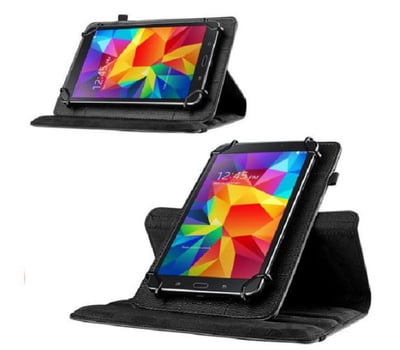 Étui tablette 9-10 pouces Noir - universel rotatif à 360 degrés