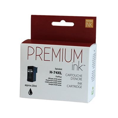 Cartouche Jet D'encre HP 74 Compatible Black