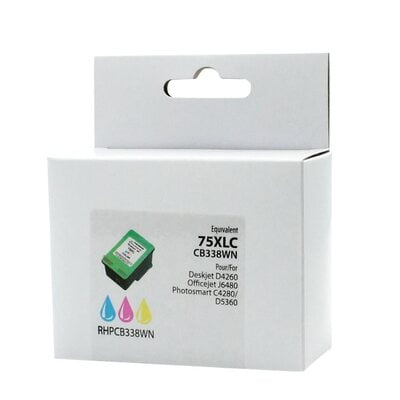 CARTOUCHE JET D'ENCRE HP CB338WC HP75XL COMPATIBLE COLOR CARTOUCHE JET D'ENCRE HP CB338WC HP75XL COMPATIBLE COLOR