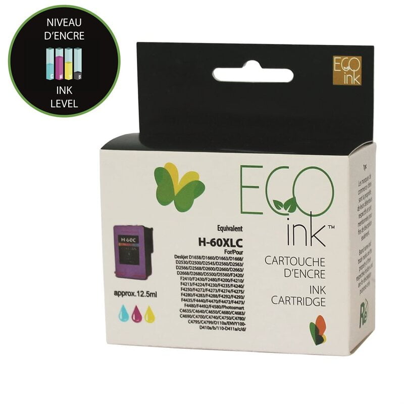 Cartouche Jet d’encre HP 60 XL C/M/J Cartouche Jet d’encre HP 60 XL C/M/J