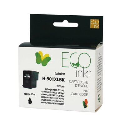 Cartouche Jet d'encre HP 901 XL Compatible Black