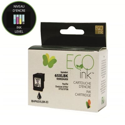 Cartouche Jet d'encre HP 65 XL Compatible Black