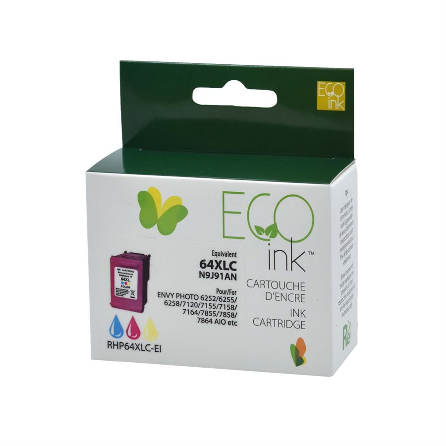 Cartouche Jet d’encre HP 64 XL Couleurs Cartouche Jet d’encre HP 64 XL Couleurs