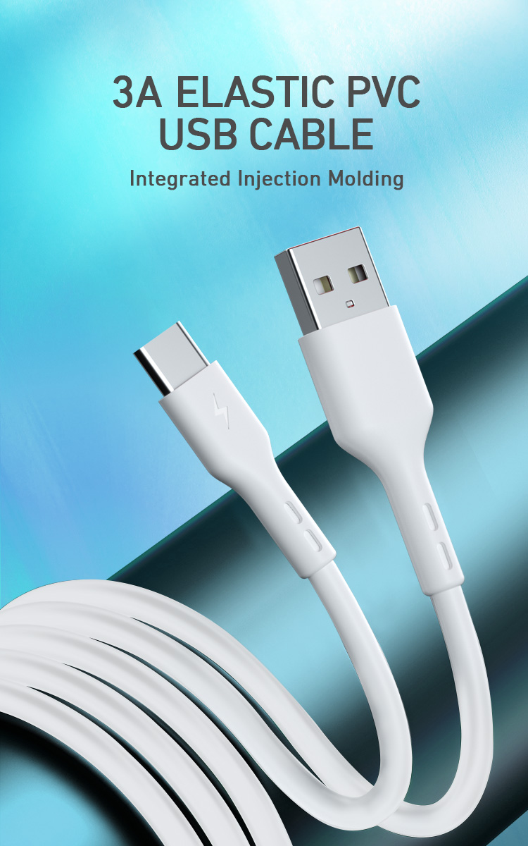 Câble chargeur Bwoo USB-A vers USB-C (BO-X172C) - Blanc