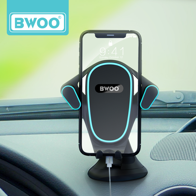 Support cellulaire Bwoo rotation 360° BO-ZJ89 - Noir Support cellulaire Bwoo rotation 360° BO-ZJ89 - Noir