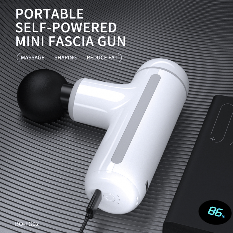 Mini Pistolet portable masseur Bwoo BO-FG02 - Blanc