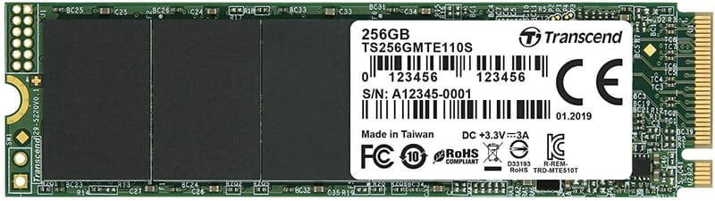 DISQUE DUR SSD MAC S1 PCLE 256 GO APOLLO