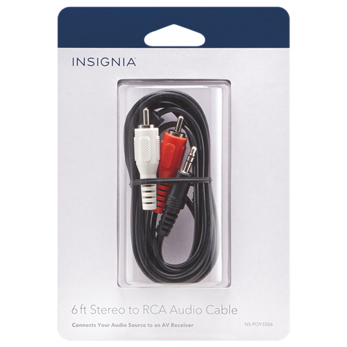 CABLE AUDIO 3,5 MM VERS RCA EN Y 6 PI INSIGNIA