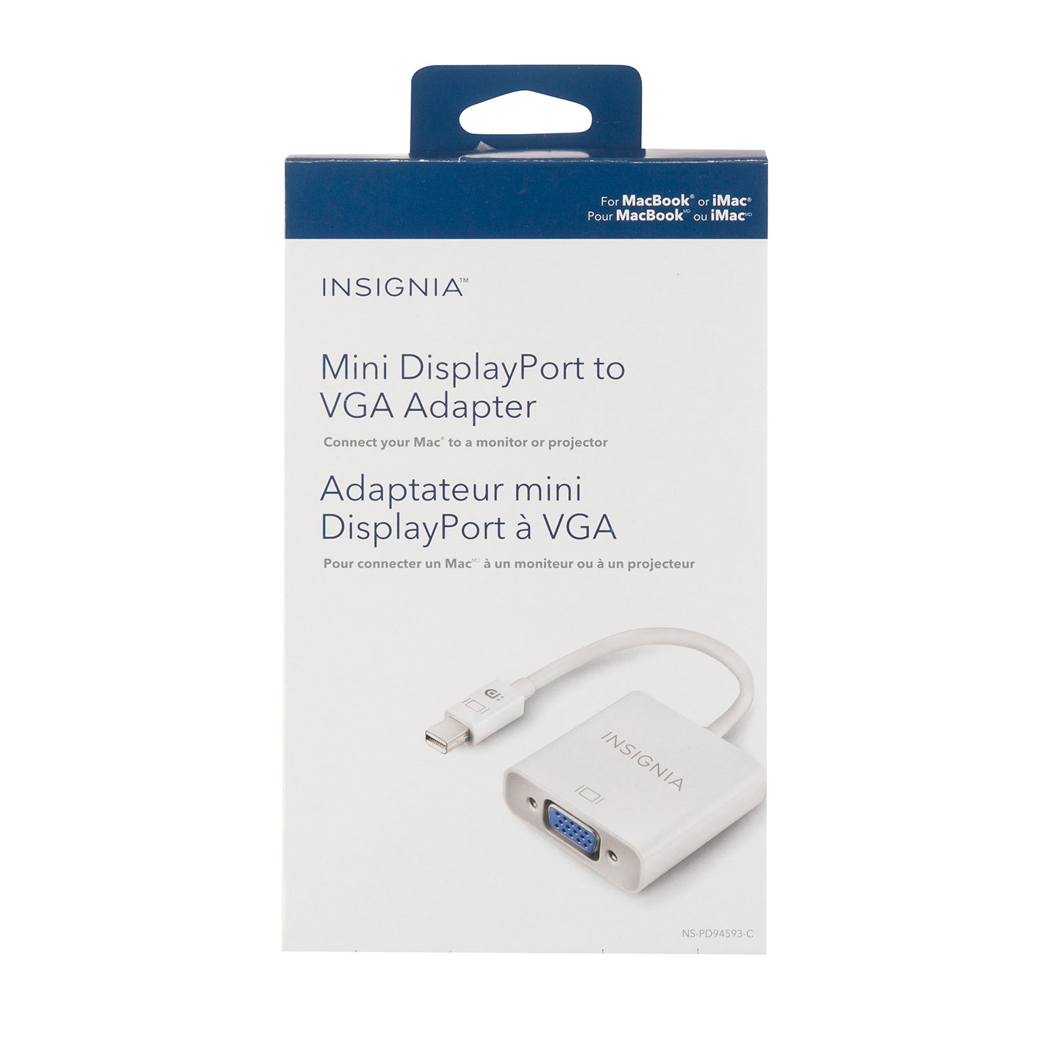ADAPTATEUR MINI DISPLAYPORT A VGA INSIGNIA