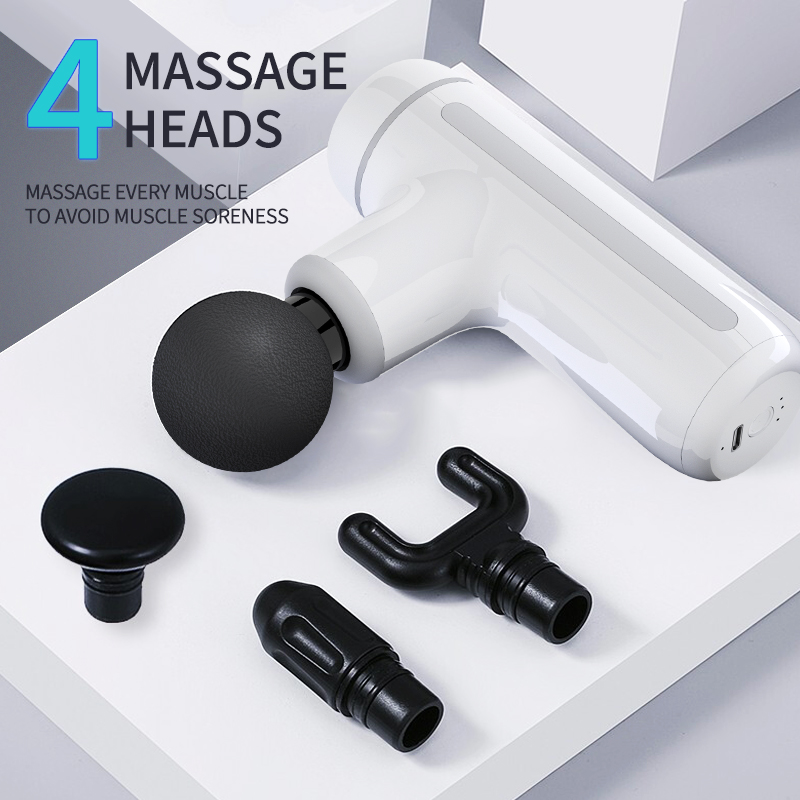 Mini Pistolet portable masseur Bwoo BO-FG02 - Blanc
