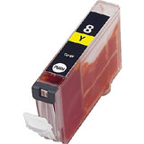 Cartouche Jet d'encre Canon CLI-8Y Compatible Yellow