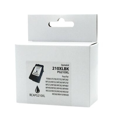 Cartouche Jet d'encre Canon PG-210XL Compatible Black Cartouche Jet d'encre Canon PG-210XL Compatible Black