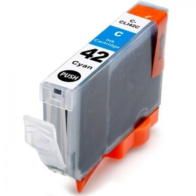 Cartouche Jet d'encre Canon CLI-42 6385B002 Compatible Cyan