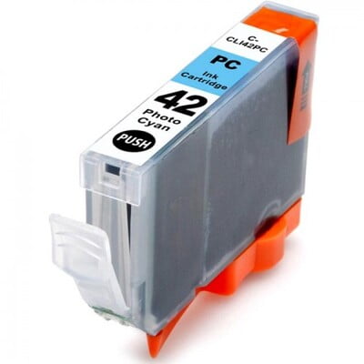 Cartouche Jet d'encre Canon CLI-42 6388B002 Compatible Photo Cyan