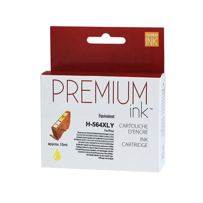 Cartouche Jet d'encre HP 564 XL Compatible Yellow Cartouche Jet d'encre HP 564 XL Compatible Yellow