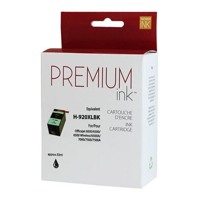 Cartouche Jet D'encre HP 920 XL Compatible Black Cartouche Jet D'encre HP 920 XL Compatible Black