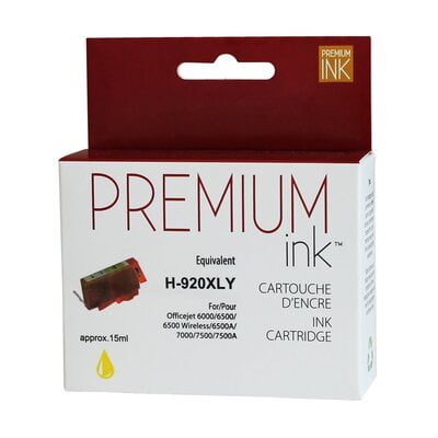 CARTOUCHE JET D'ENCRE HP HP920XL CD974AN COMPATIBLE YELLOW
