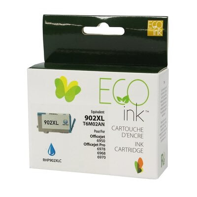 CARTOUCHE JET D'ENCRE HP HP902XL T6M02AN CYAN COMPATIBLE CARTOUCHE JET D'ENCRE HP HP902XL T6M02AN CYAN COMPATIBLE