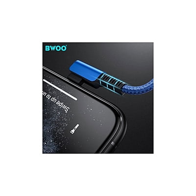Câble Chargeur Lightning Fil Tressé BO-X112L Bwoo Câble Chargeur Lightning Fil Tressé BO-X112L Bwoo