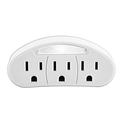 Adaptateur A 3 Prises + Veilleuse