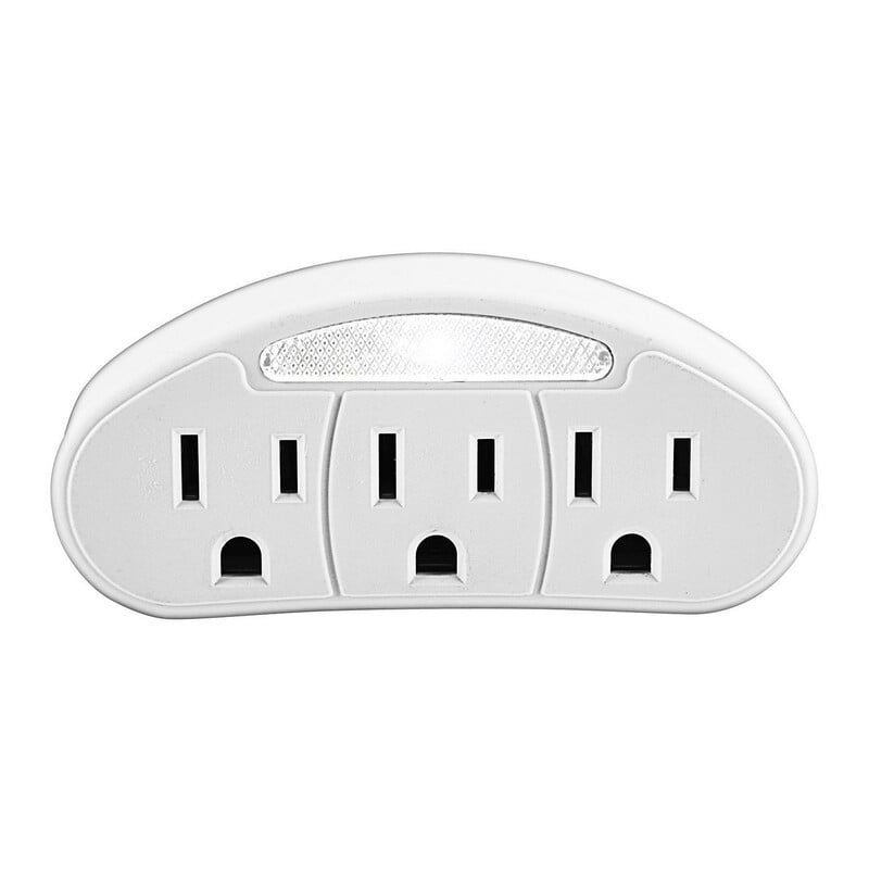 Adaptateur A 3 Prises + Veilleuse