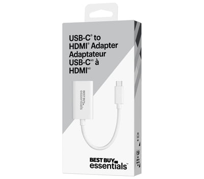 Adaptateur Best Buy Essentials HDMI vers USB-C - Boîte ouverte Adaptateur Best Buy Essentials HDMI vers USB-C - Boîte ouverte