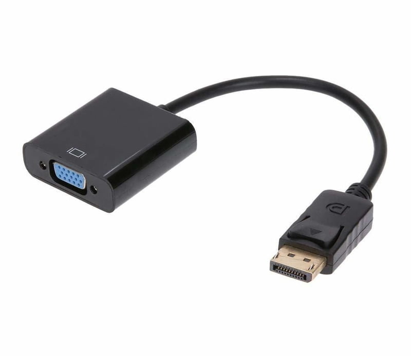 Adaptateur DisplayPort Mâle Vers VGA Femelle