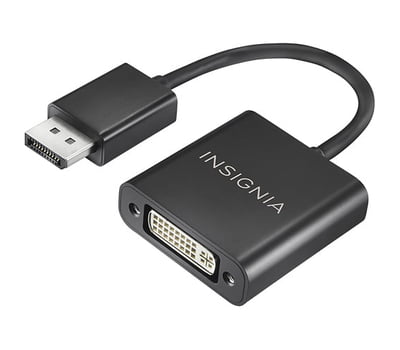 Adaptateur Insignia DisplayPort Mâle Vers DVI-D Femelle