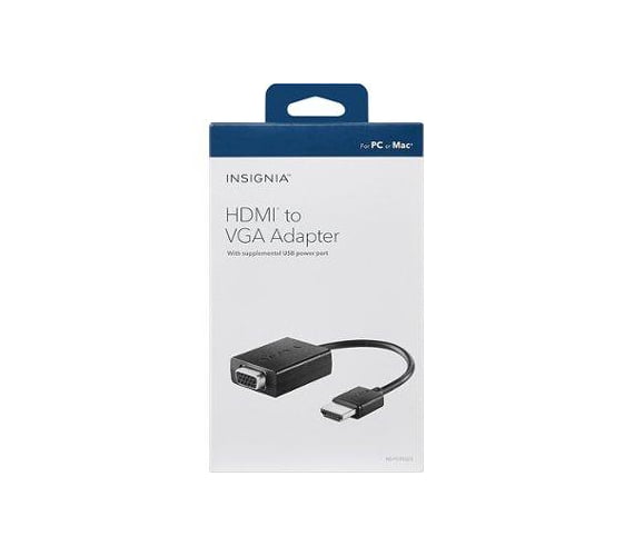 Adaptateur Insignia HDMI Mâle Vers VGA Femelle