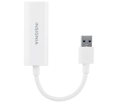 Adaptateur Insignia USB-A 3.0 Mâle vers VGA Femelle - Blanc Adaptateur Insignia USB-A 3.0 Mâle vers VGA Femelle - Blanc