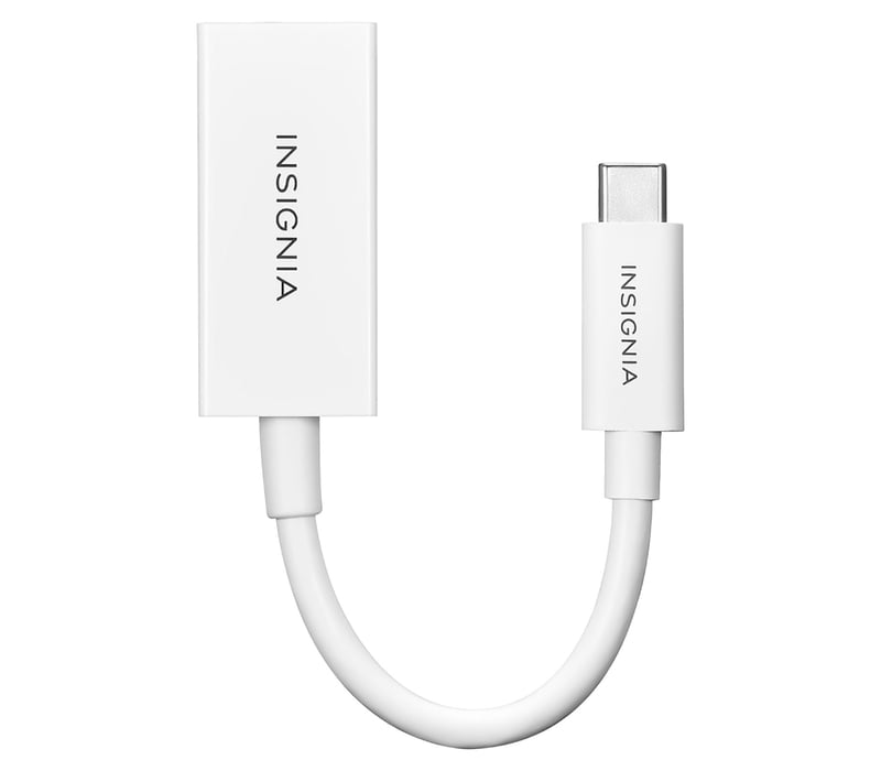 Adaptateur Insignia USB-C vers DisplayPort - Blanc Adaptateur Insignia USB-C vers DisplayPort - Blanc