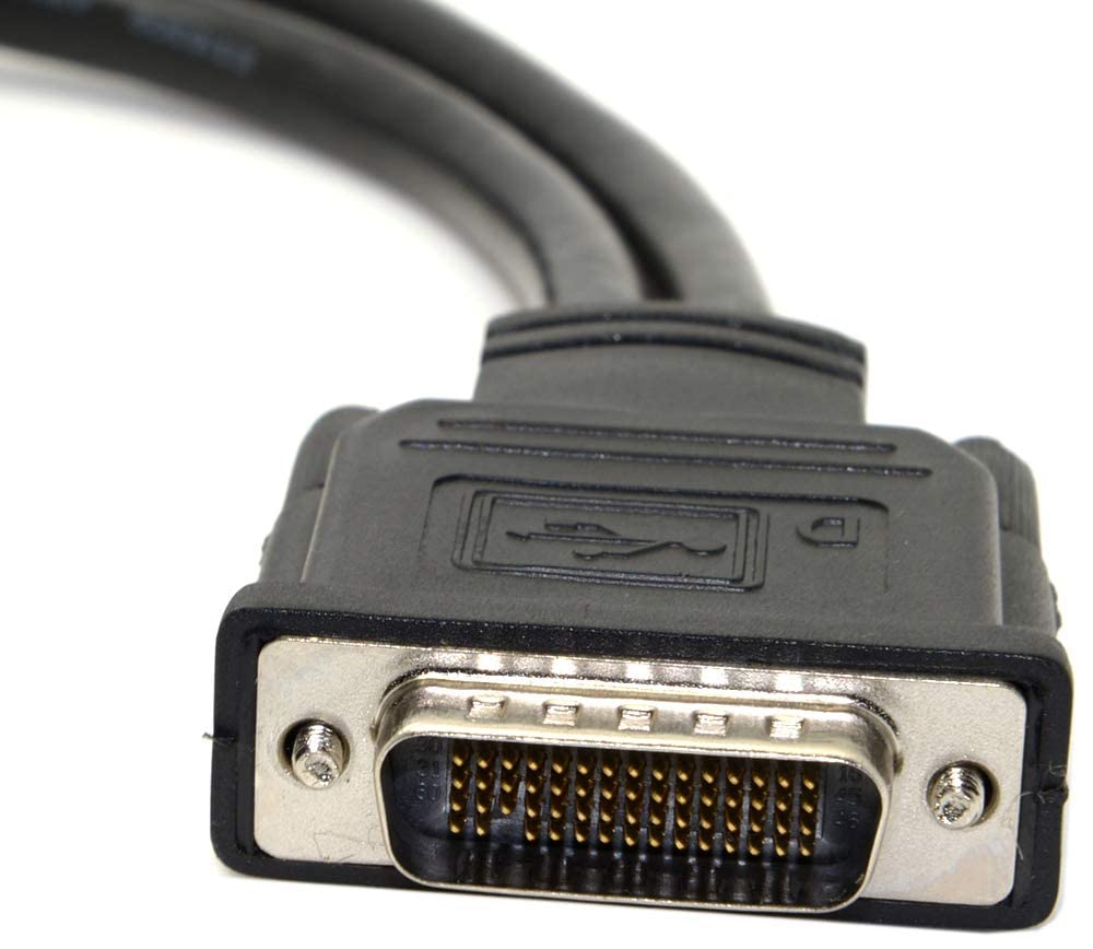 Adaptateur Splitter DMS-59 DVI Mâle Vers 2 x VGA Femelle