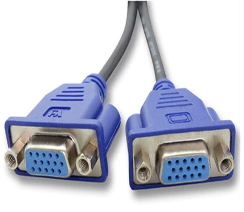 Adaptateur Splitter DMS-59 DVI Mâle Vers 2 x VGA Femelle