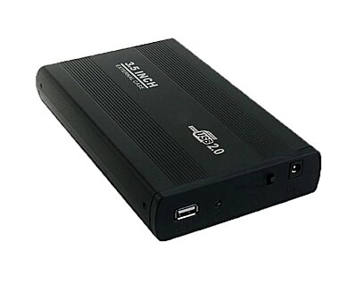 BOITIER DISQUE DUR EXTERNE 3.5" USB 2.0
