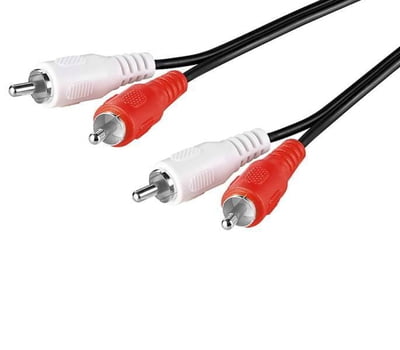 Câble 2 Prises RCA 2 Mâles Vers 2 Mâles 25 PI (7.62 M) Câble 2 Prises RCA 2 Mâles Vers 2 Mâles 25 PI (7.62 M)