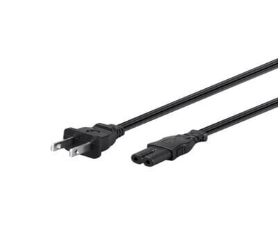 Câble Alimentation 18AWG NEMA 1-15P Mâle Vers IEC-320-C7 Mâle 4.6M