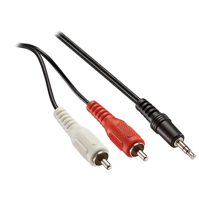 Câble Audio Insignia Mini Mâle Vers RCA Mâle 1.8M