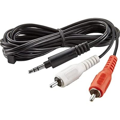 Câble Audio Insignia Mini Mâle Vers RCA Mâle 1.8M