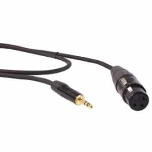 Câble Audio Prise Jack 3.5mm Vers XLR Femelle 0.9M