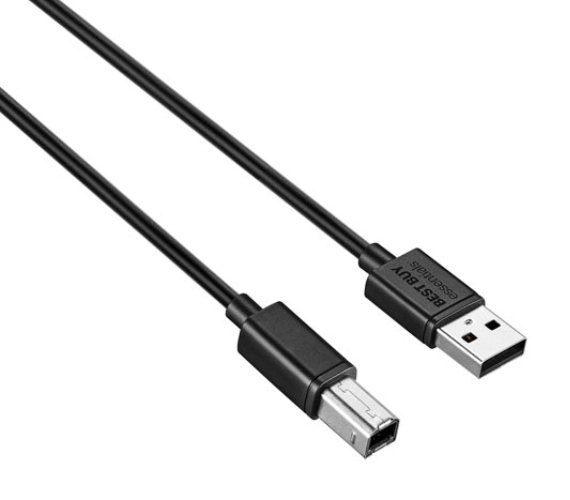 Câble Best Buy Essentials USB-A vers USB-B 6 Pi (1.8 M) - Noir Câble Best Buy Essentials USB-A vers USB-B 6 Pi (1.8 M) - Noir