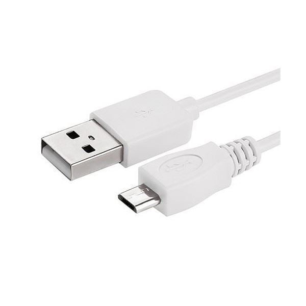 Câble Chargeur USB MICRO Blanc Câble Chargeur USB MICRO Blanc