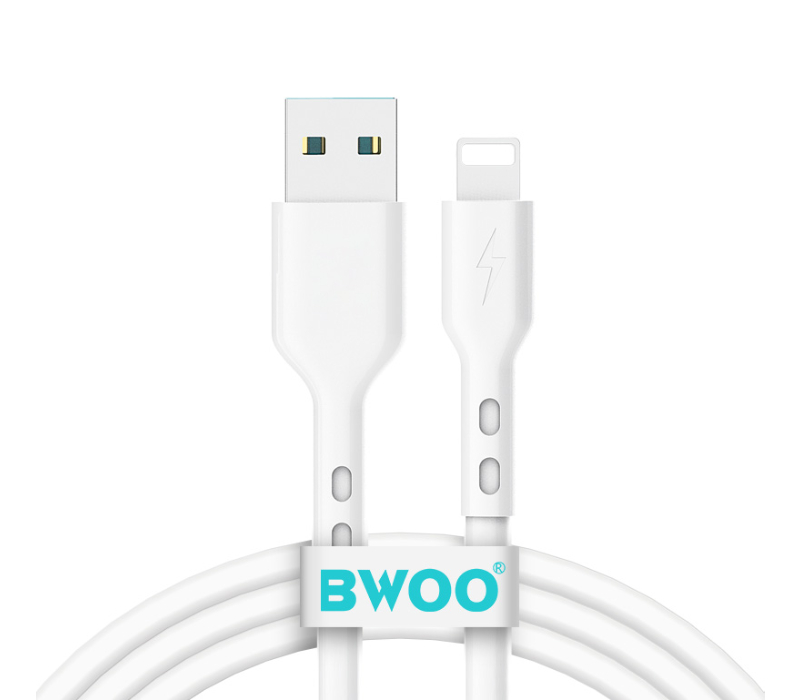 Câble Chargeur Bwoo USB-A vers Lightning (BO-X172L) - Blanc Câble Chargeur Bwoo USB-A vers Lightning (BO-X172L) - Blanc