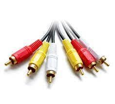 Câble Composite RCA Audio Vidéo Mâle Vers Mâle 0.9M