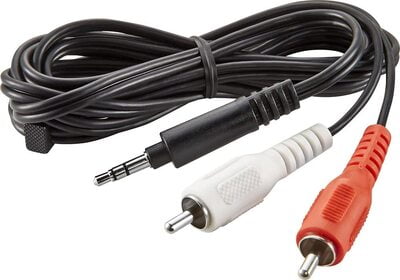 Câble Insignia Audio 3,5 mm Mâle Vers RCA En Y Mâle 1.8 M